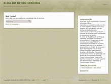 Tablet Screenshot of denis.denishermida.com.br